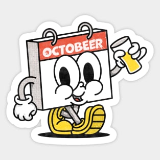 Octobeer October Beer Lover Oktober - Hometober Fest Party Sticker